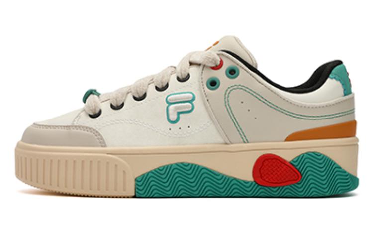 (Women) FILA FUSION Stack Skate Shoes 'White Beige' T12W342208FMB