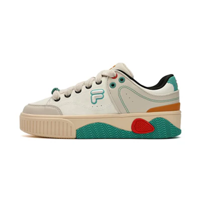 (W) FILA FUSION Stack Skate Shoes 'White Beige'