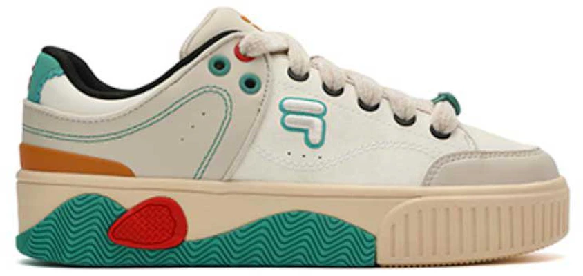 (W) 휠라 퓨전 스택 스케이트 슈즈 '화이트 베이지' T12W342208FMB Order (W) 휠라 퓨전 스택 스케이트 슈즈 '화이트 베이지' T12W342208FMB