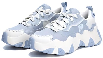 (W) FILA FUSION STARFISH-CVS Sepatu Sneakers 'Biru Putih' T12W321302AZG Lookbook (W) FILA FUSION STARFISH-CVS Sepatu Sneakers 'Biru Putih' T12W321302AZG