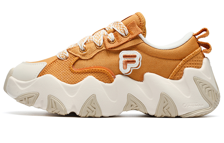 (Women) FILA FUSION Starfish Canvas Shoes 'Orange White' T12W231303FGW