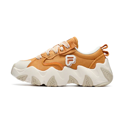 (W) FILA FUSION Starfish Canvas Shoes 'Orange White'