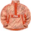 Buy (W) FILA Fusion 女款街頭運動半拉鍊外套 橙紅拼接設計 T11W211702FOR