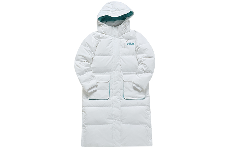 (Women) FILA FUSION Street Sport White Hooded Down Jacket T11W143909F-WT