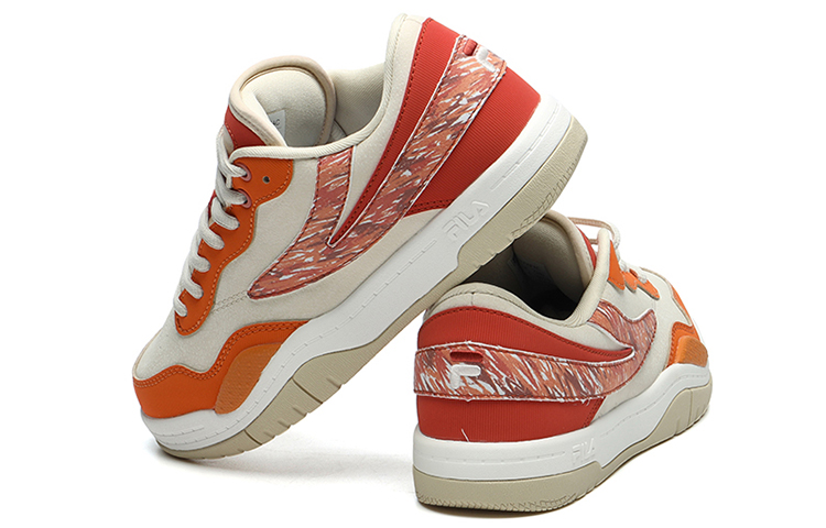Shop (W) 휠라 퓨전 T88 SKB 스케이트 슈즈 '오렌지 화이트' T12W218206FAC