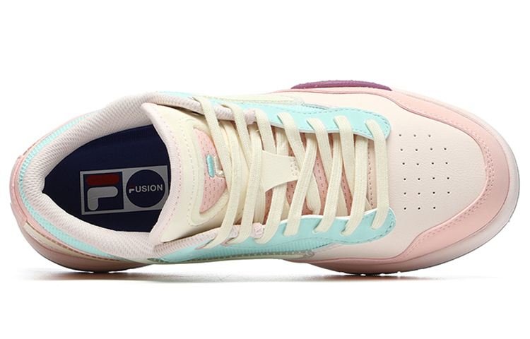 Lookbook (W) 휠라 퓨전 T88 SKB 스케이트 슈즈 '화이트 블루 핑크' T12W228215FCB