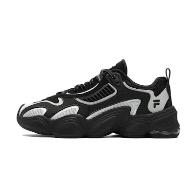 (W) FILA FUSION Tenacity Sneakers 'Black White'