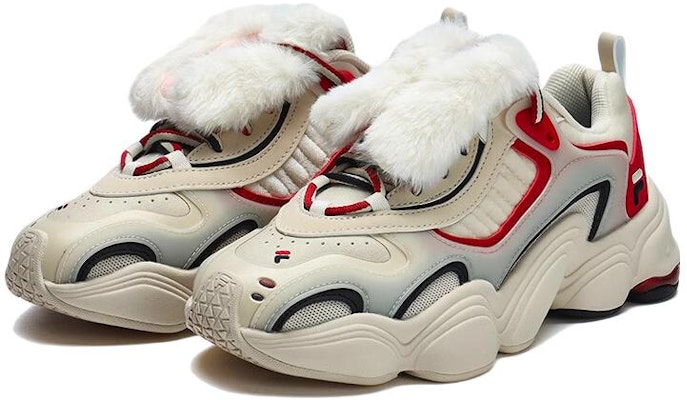 (Women) FILA FUSION Tenacity 'CNY White Red' T12W311605FWC Order (Women) FILA FUSION Tenacity 'CNY White Red' T12W311605FWC