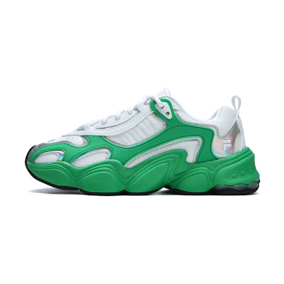 (W) FILA FUSION TENACITY Chunky Sneakers 'White Green'