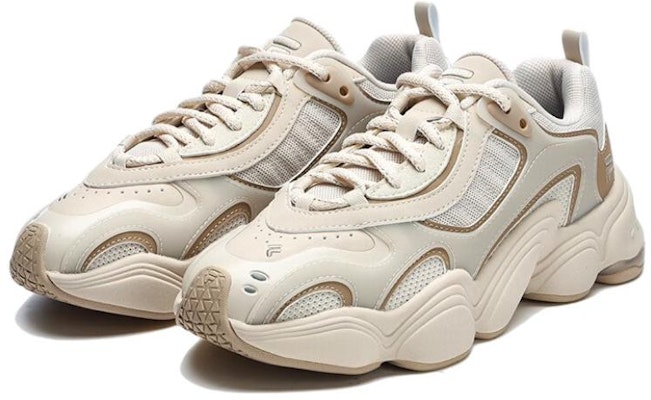 (Women) FILA FUSION TENACITY Chunky Sneakers 'White Beige' T12W311601FBF Order (Women) FILA FUSION TENACITY Chunky Sneakers 'White Beige' T12W311601FBF