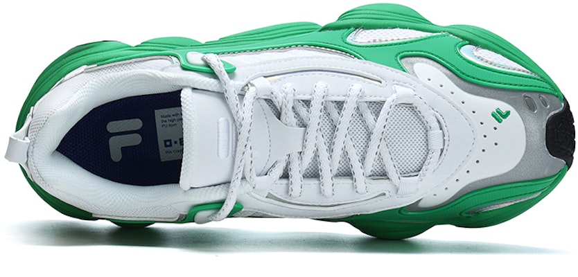 (Women) FILA FUSION TENACITY Chunky Sneakers 'White Green' T12W311601FWA Lookbook (Women) FILA FUSION TENACITY Chunky Sneakers 'White Green' T12W311601FWA