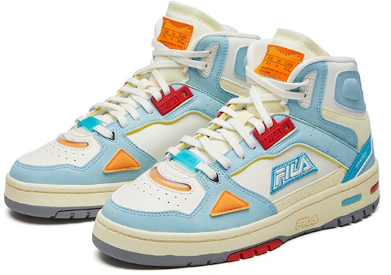 (W) FILA Fusion Teratach Tinggi 'Biru Putih' T52W111204ASW Order (W) FILA Fusion Teratach Tinggi 'Biru Putih' T52W111204ASW