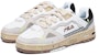 (W) Kasut FILA FUSION Teratach Low-Pack 'Putih Beige Hitam' T12W233208FBA
