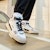 (W) Kasut Skate FILA FUSION Teratach 'Putih Kelabu Hitam' T12W243211FBB