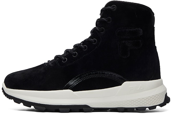 (Women) FILA Fusion Trooper 1S 'Black Velvet High-Top Outdoor' A12W044701FBK Buy (Women) FILA Fusion Trooper 1S 'Black Velvet High-Top Outdoor' A12W044701FBK