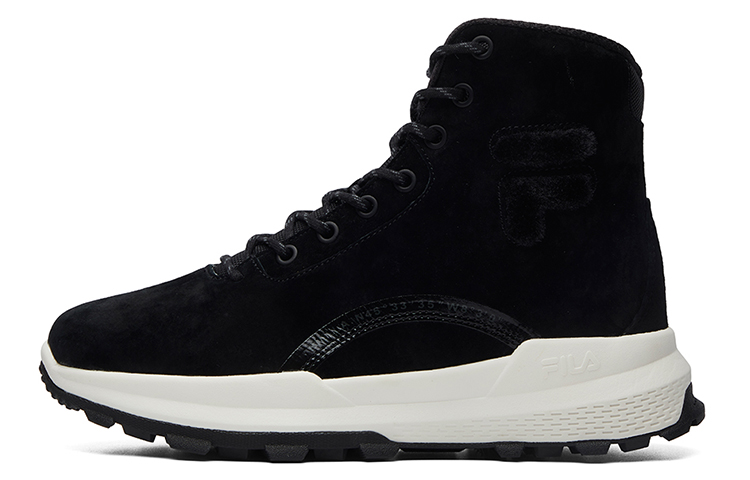 (Women) FILA Fusion Trooper 1S 'Black Velvet High-Top Outdoor' A12W044701FBK