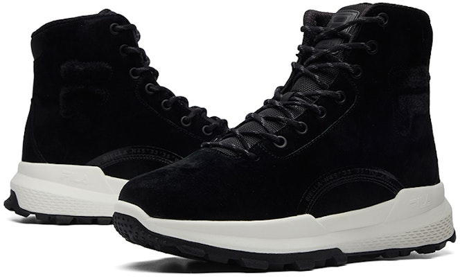 (Women) FILA Fusion Trooper 1S 'Black Velvet High-Top Outdoor' A12W044701FBK Shop (Women) FILA Fusion Trooper 1S 'Black Velvet High-Top Outdoor' A12W044701FBK
