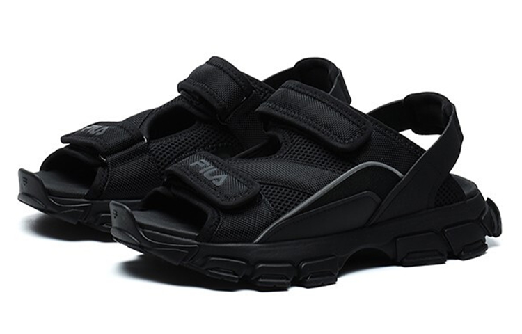 (W) FILA Fusion Two Stripes Sandals 'Black' 圖 3