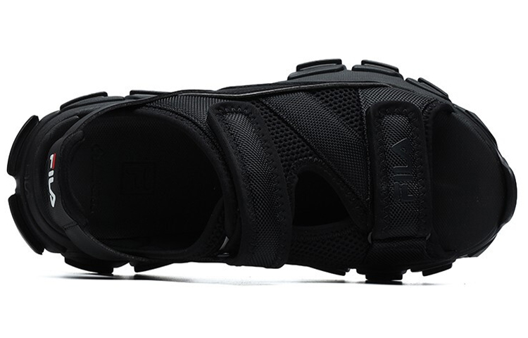 (W) FILA Fusion Two Stripes Sandals 'Black' 圖 4