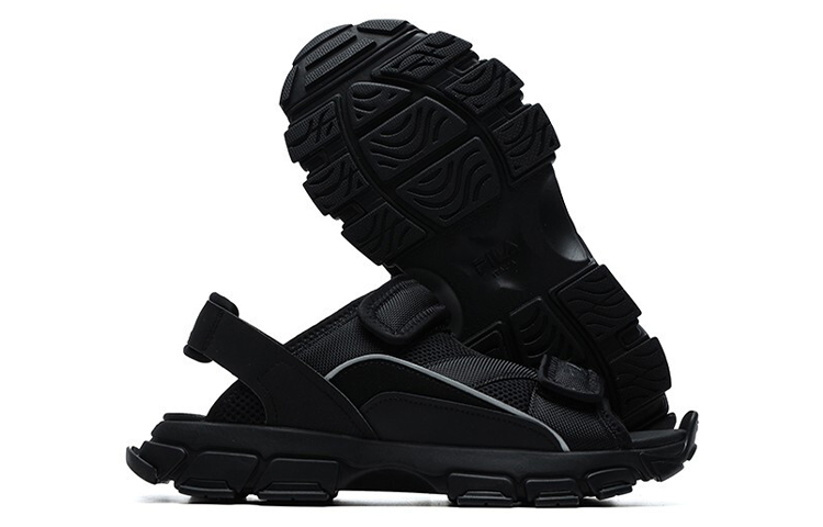 (W) FILA Fusion Two Stripes Sandals 'Black' 圖 6