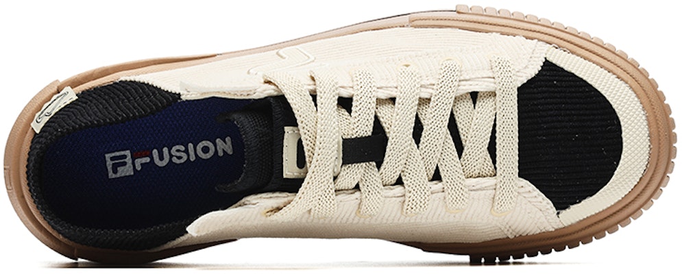 Fila Fusion 霏樂潮牌 Wallride 時尚潮流帆布鞋 女款 奶白黑 Lookbook Fila Fusion 霏樂潮牌 Wallride 時尚潮流帆布鞋 女款 奶白黑