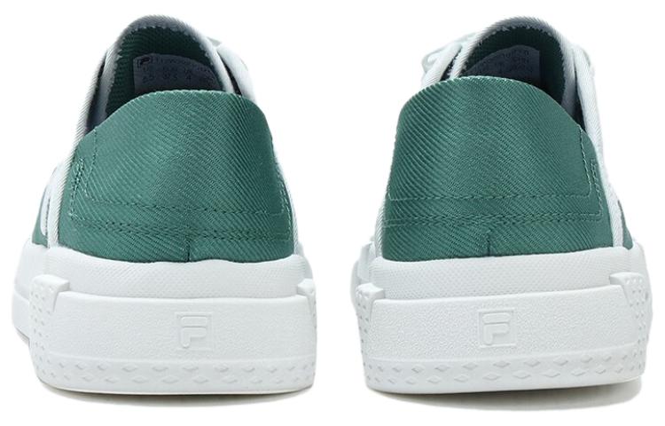 Lookbook FILA FUSION斐樂潮牌 Wallride Dx 防滑耐磨 低幫 帆布鞋 女款 白綠