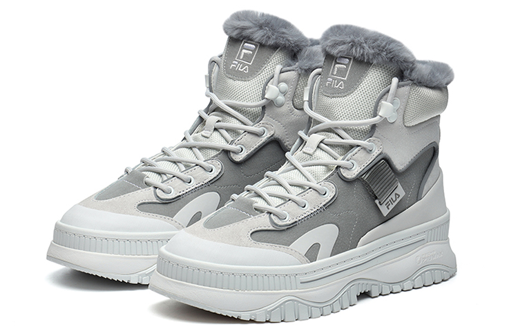 Order (W) FILA Fusion Wave Dx ''Stivale Invernale Grigio Alto Foderato in Pile'' T12W145301FAN