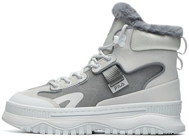(Women) FILA Fusion Wave Dx 'High-Top Fleece-Lined Grey Winter Boot' T12W145301FAN (Women) FILA Fusion Wave Dx 'High-Top Fleece-Lined Grey Winter Boot' T12W145301FAN