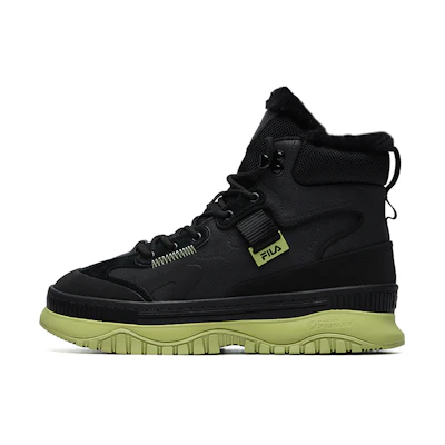 (W) FILA FUSION Wave Dx We Sneakers 'Black Green'