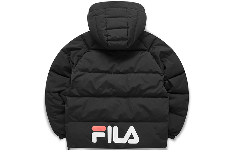 (Women) FILA Fusion Winter Down Jacket Black - Warm, Loose-Fit Sportswear T51W111910ABK 圖 3
