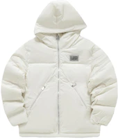 (Women) FILA FUSION x Beams Oversized Hooded Puffer Jacket White T11W349904F-IV (Women) FILA FUSION x Beams Oversized Hooded Puffer Jacket White T11W349904F-IV