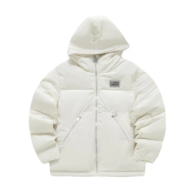 (Women) FILA FUSION Beams Oversized Hooded Puffer Jacket White T11W349904F-IV