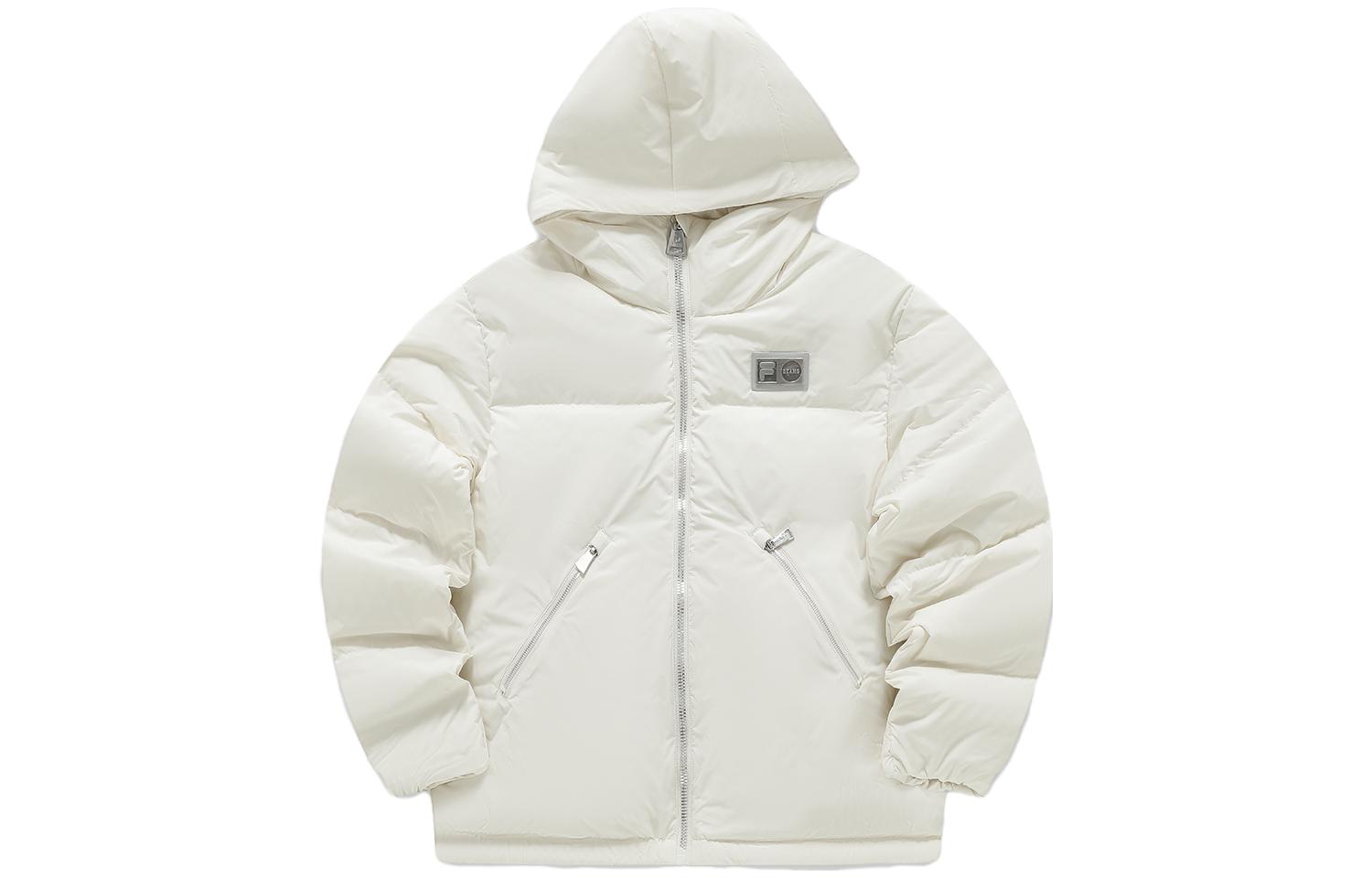 (Women) FILA FUSION Beams  Oversized Hooded Puffer Jacket White T11W349904F-IV 圖 2