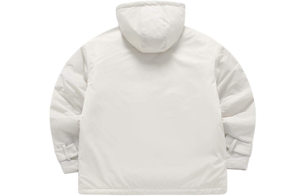 Lookbook (W) FILA FUSION x FACETASM Jaket Hoodie Oversize Warna Blok Putih. T11W417902F-IV