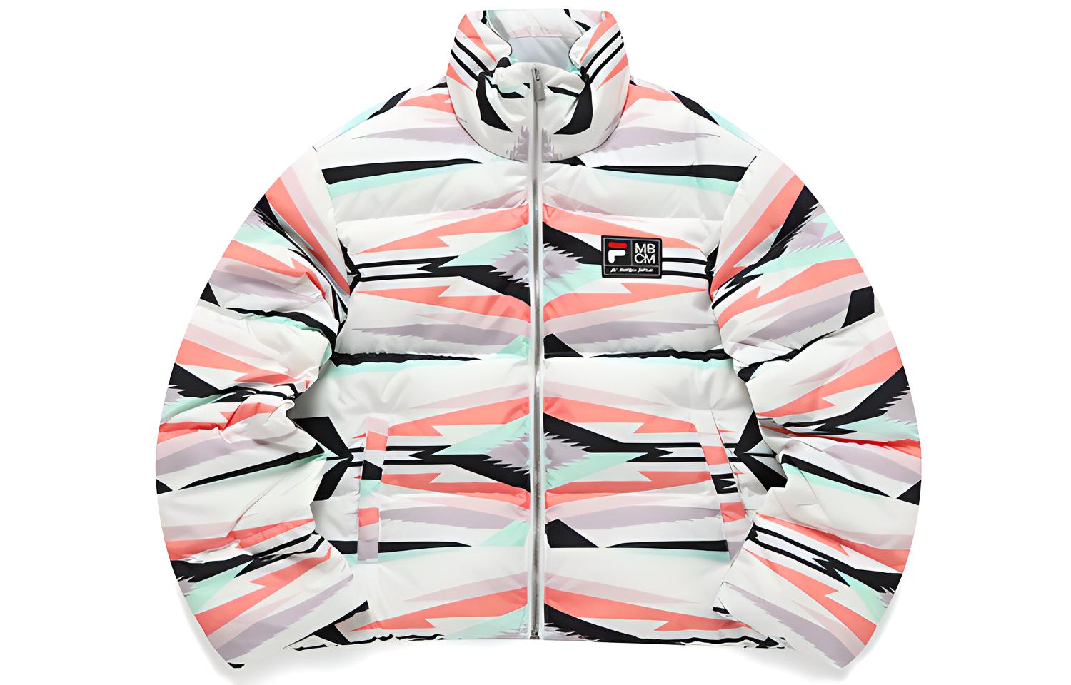 (Women) FILA Fusion Marcelo Burlon Camouflage Puffer Jacket - Stylish & Warm T11W148901F-WT