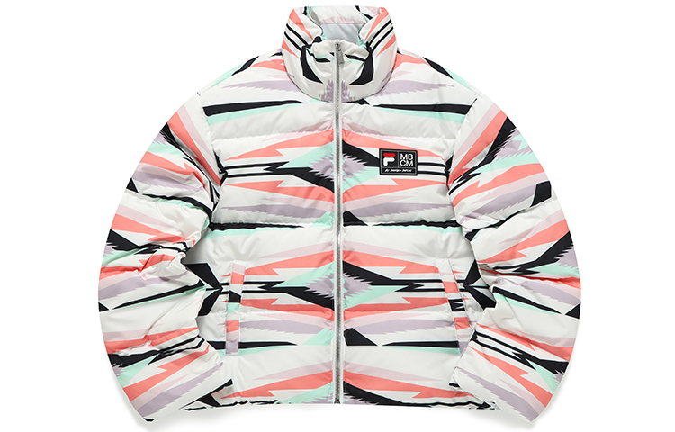 (Women) FILA Fusion Marcelo Burlon Camouflage Puffer Jacket - Stylish & Warm T11W148901F-WT 圖 2