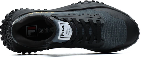 Shop FILA FUSION 斐樂 滑板運動鞋男款 黑暗石板/黑色點綴