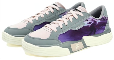 (W) FILA FUSION × N°21 POP II ローカットキャンバス (緑紫) T12W324401FEJ Order (W) FILA FUSION × N°21 POP II ローカットキャンバス (緑紫) T12W324401FEJ