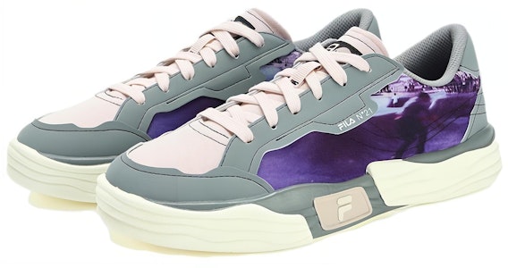 (W) FILA FUSION x N21 POP II 低帮帆布鞋 '绿紫色' T12W324401FEJ Order (W) FILA FUSION x N21 POP II 低帮帆布鞋 '绿紫色' T12W324401FEJ