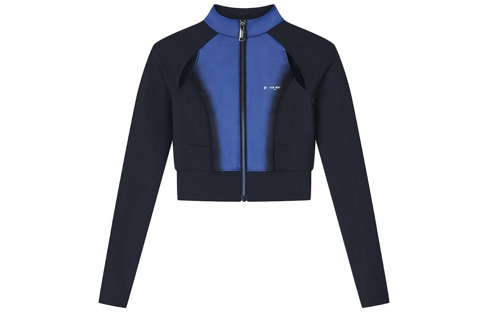 (Women) FILA Fusion x TEAM WANG Knit Short Jacket  Black T11W349503F-BK