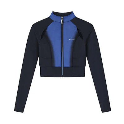 (Women) FILA Fusion TEAM WANG Knit Short Jacket Black T11W349503F-BK