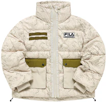 (Women) FILA Fusion x White Mountaineering Winter Logo Puffer Jacket - Camo Design. T11W147905F-LK (Women) FILA Fusion x White Mountaineering Winter Logo Puffer Jacket - Camo Design. T11W147905F-LK