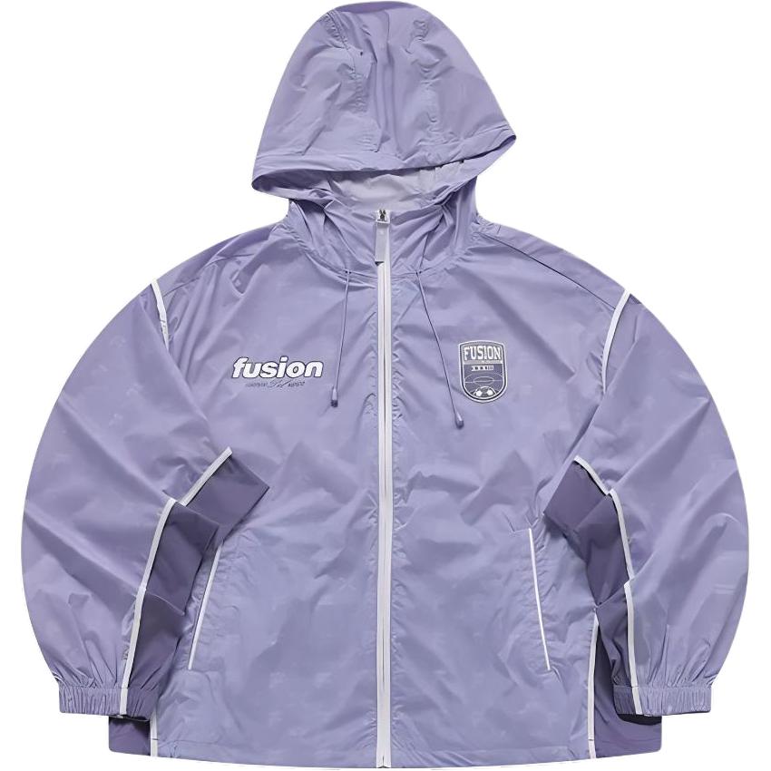 (Women) FILA Fusion Zip Hoodie Long Sleeve Jacket Misty Purple T11W425702FPU