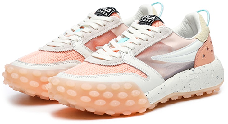 (W) 휠라 가라 청키 스니커즈 (핑크 화이트) F12W223105FSP Lookbook (W) 휠라 가라 청키 스니커즈 (핑크 화이트) F12W223105FSP