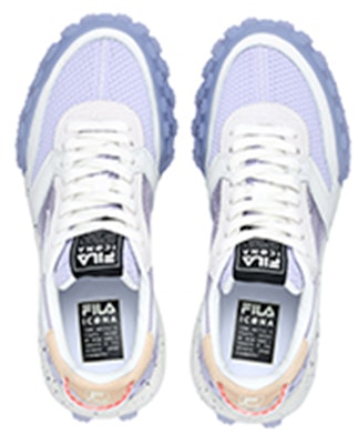 (W) FILA Gara Sneakers Bertumit Tebal 'Ungu Putih' F12W223105FSB Lookbook (W) FILA Gara Sneakers Bertumit Tebal 'Ungu Putih' F12W223105FSB