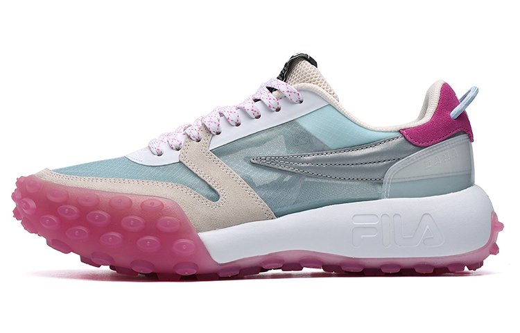 (Women) FILA Gara Low-Dad Shoes Blue/White F12W124140FWE