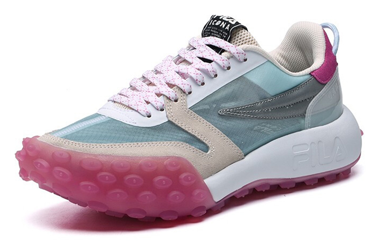 Lookbook (Women) FILA Gara Low-Dad Shoes Blue/White F12W124140FWE