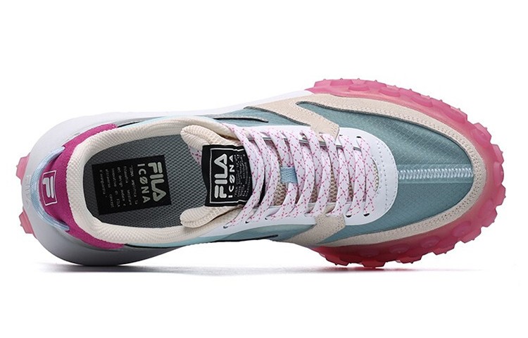 Purchase (Women) FILA Gara Low-Dad Shoes Blue/White F12W124140FWE