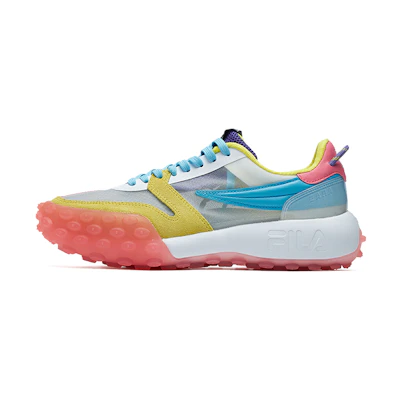 (W) FILA Gara Low Chunky Sneakers White/Yellow