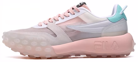(Women) FILA Gara Low Shell Pink White F12W124140FPW (Women) FILA Gara Low Shell Pink White F12W124140FPW